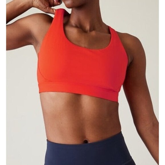 Athleta Other - New Athleta M Women's Ultimate Ease Bra Sports Bra Racing Back Large D-DD Cups